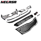 Set of 2 Chrome Front Bumper Upper Grille for Kia Optima (2014–2015)