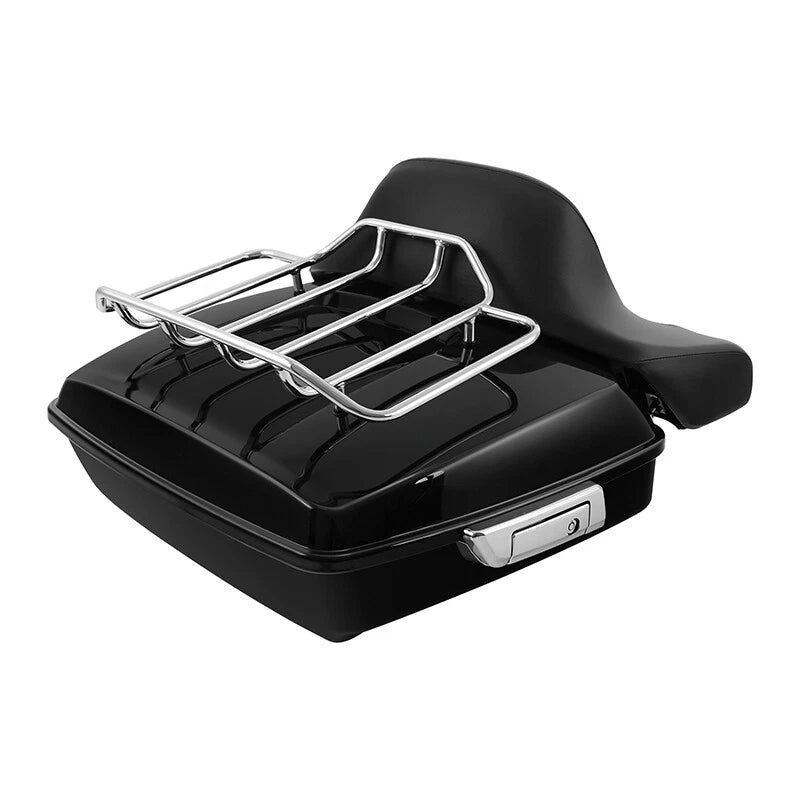 Chopped Trunk Rack Backrest Mounting Plate for Harley Touring (2009–2013)
