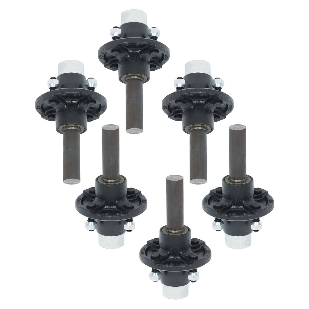 6PCS Trailer Axle Kit for 4 on 4" Bolt Idler (Year Range Not Specified)