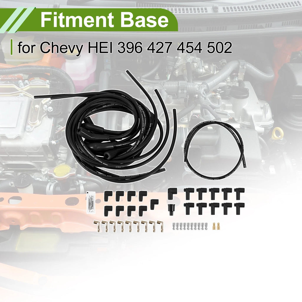Spark Plug Wires 8mm for Chevy Big Block HEI 396 427 454 502