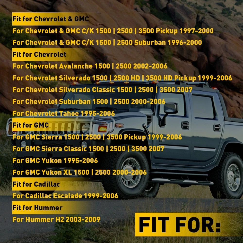 Blue LED Inside Door Courtesy Light for Chevy GMC C/K 1500 2500 Suburban (1996–2000)