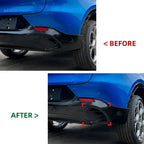 Gloss Black Rear Exhaust Tips Side Decorative Vent for Alfa Romeo Tonale