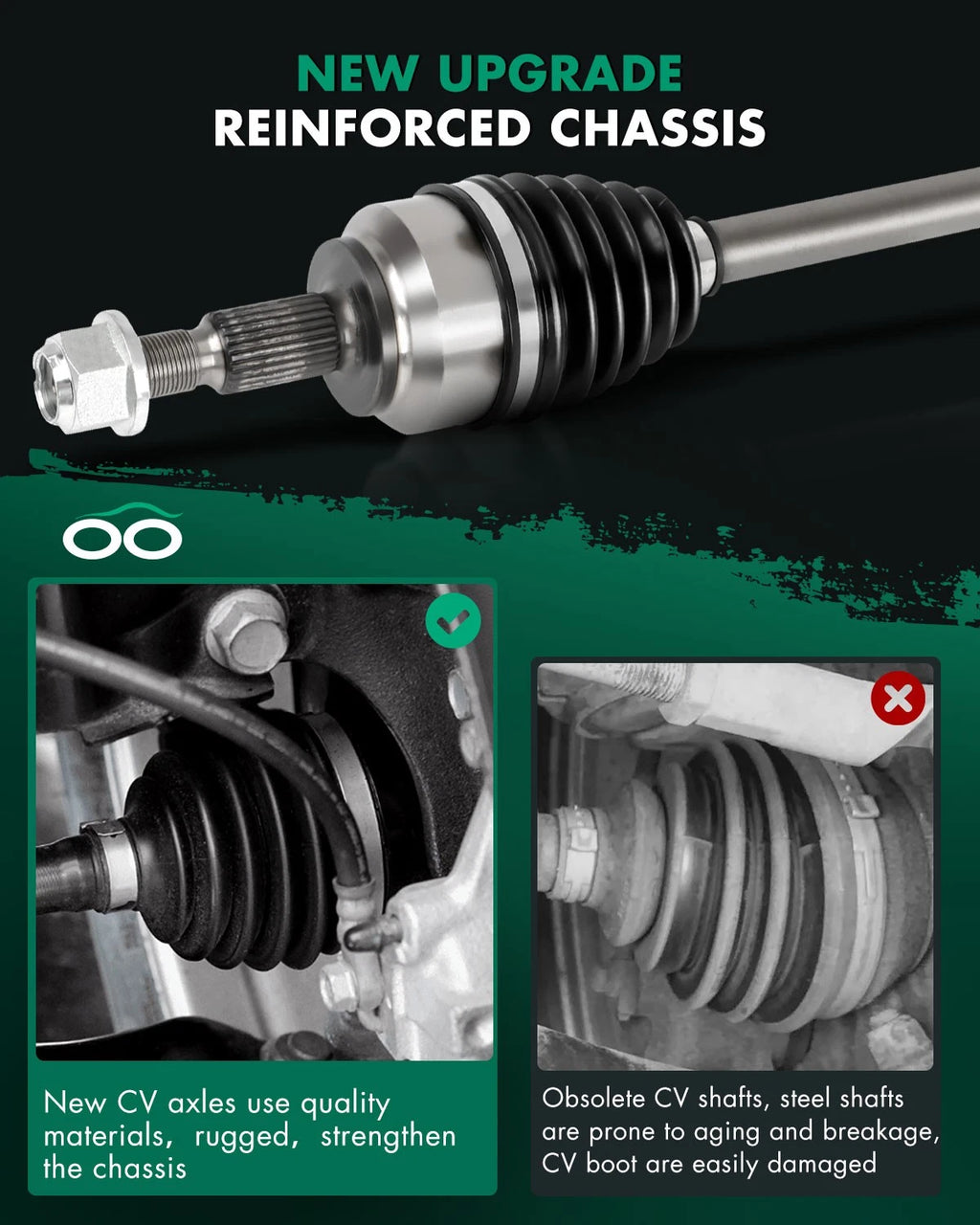 Front Right CV Axle Assembly for Ford Focus 2012–2018 (2.0L)
