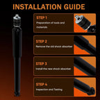 Rear Struts Shocks Absorber Pair for Honda Civic (2006–2011)