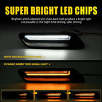 2X Sequential LED Hood Bezel Trim Signal Lights for Dodge Ram 1500 (2010–2022)