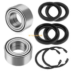 2pcs Front Wheel Bearing Kit for Kawasaki Bayou 300 400, Prairie 300 400