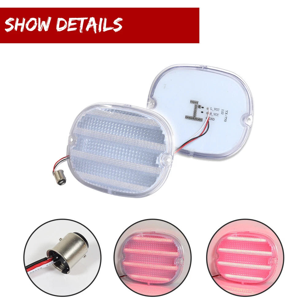 Clear LED Tail Lights for Chevy Corvette C4 ZR1 (1990–1996)