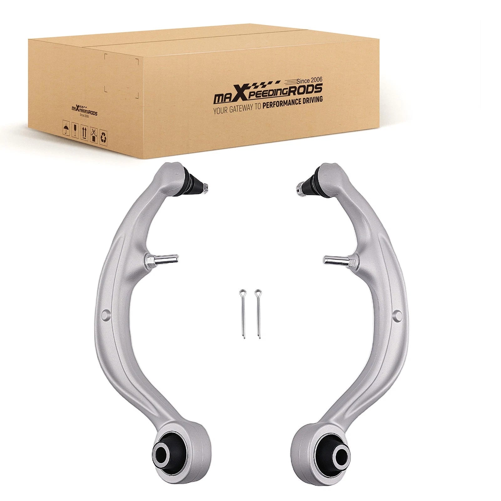 2X Front Lower Rearward Control Arms for Nissan 350Z Infiniti G35 (2003–2009)