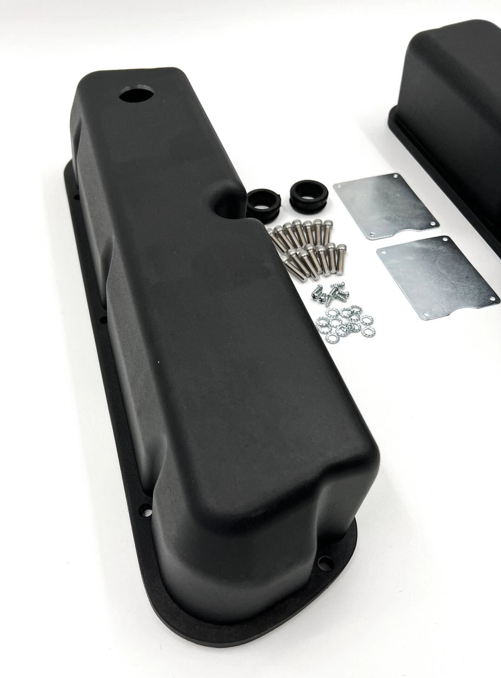 Black Aluminum Valve Covers for 1962–1985 Small Block Ford 289 (2-Pack)