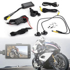 Motorcycle DVR Video Recorder with 1080P Front & Rear View Cameras