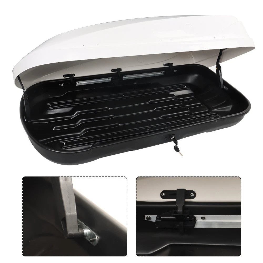 Roof Top Cargo Box for Car (14 ft³, Toolless Install)