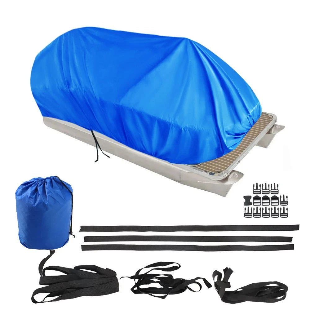 Waterproof Heavy Duty Pontoon Boat Cover for 21-24 Ft
