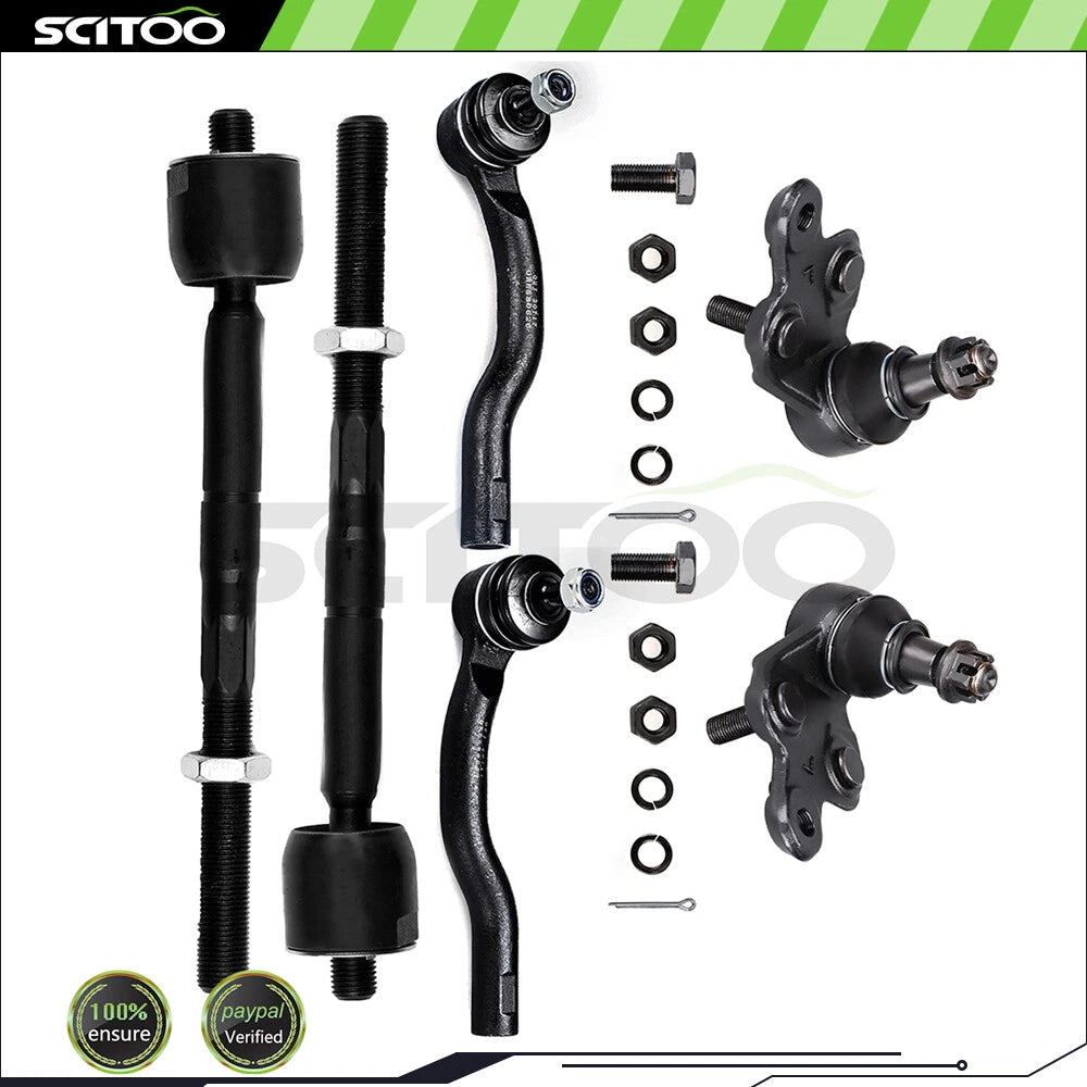 Front Lower Tie Rod End Ball Joint Suspension Kit for Toyota Sienna (2004–2010)