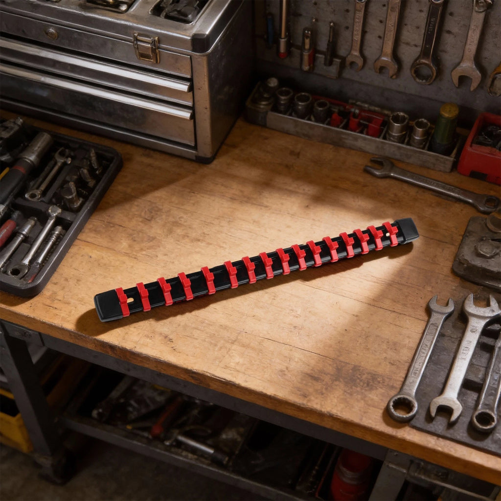 Socket Storage Organizer for Wall Mount with 3 Drive Rails