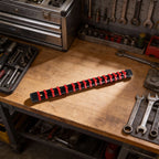 Socket Storage Organizer for Wall Mount with 3 Drive Rails