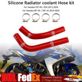 Silicone Radiator Coolant Hose for Yamaha MT-03 MT-25 YZF R3 R25 (2015–2024) Red