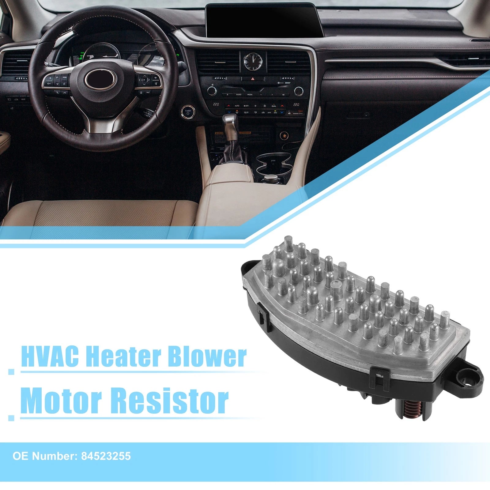HVAC Blower Motor Resistor for Chevrolet Silverado 1500 (2020–2023) No.84523255