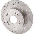 Brake Disc and Pad Kit for Honda Accord (2008–2017) Rear Left Right Cross-drilled