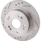 Brake Disc and Pad Kit for Honda Accord (2008–2017) Rear Left Right Cross-drilled