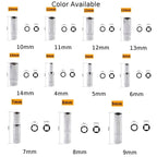 Socket Wrench Hex Socket Set of 4 Chromium-Vanadium Steel Deep Sockets