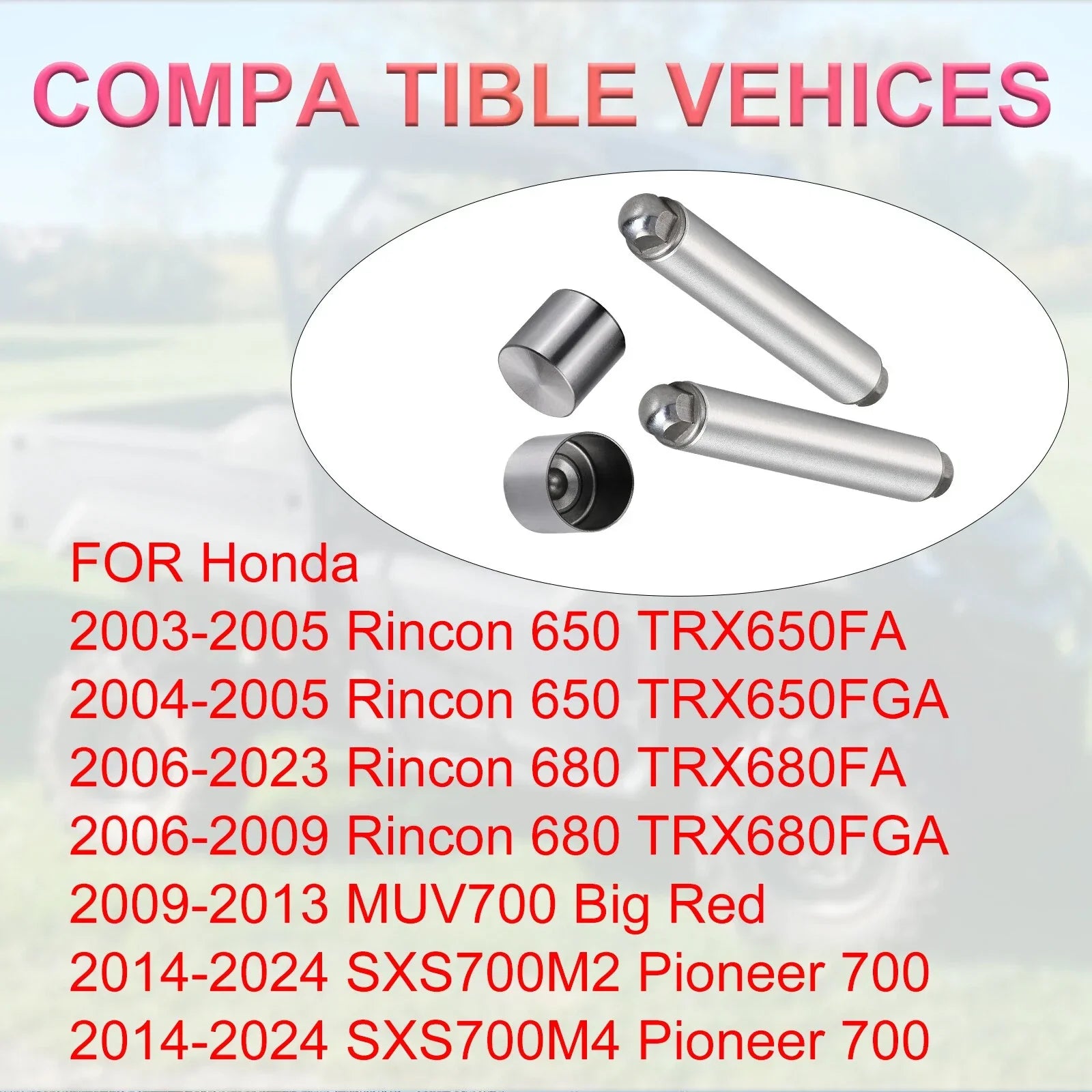 Camshaft Push Rods & Bucket for Honda MUV700 SXS700