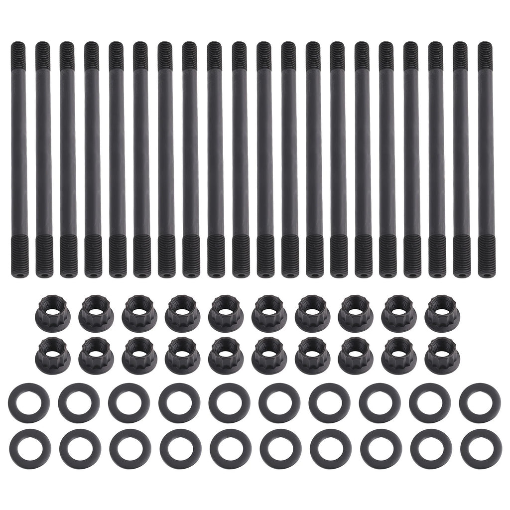 Head Stud Kit with 12-Point Nuts and Washers for Ford F250 F350 (2003–2007)