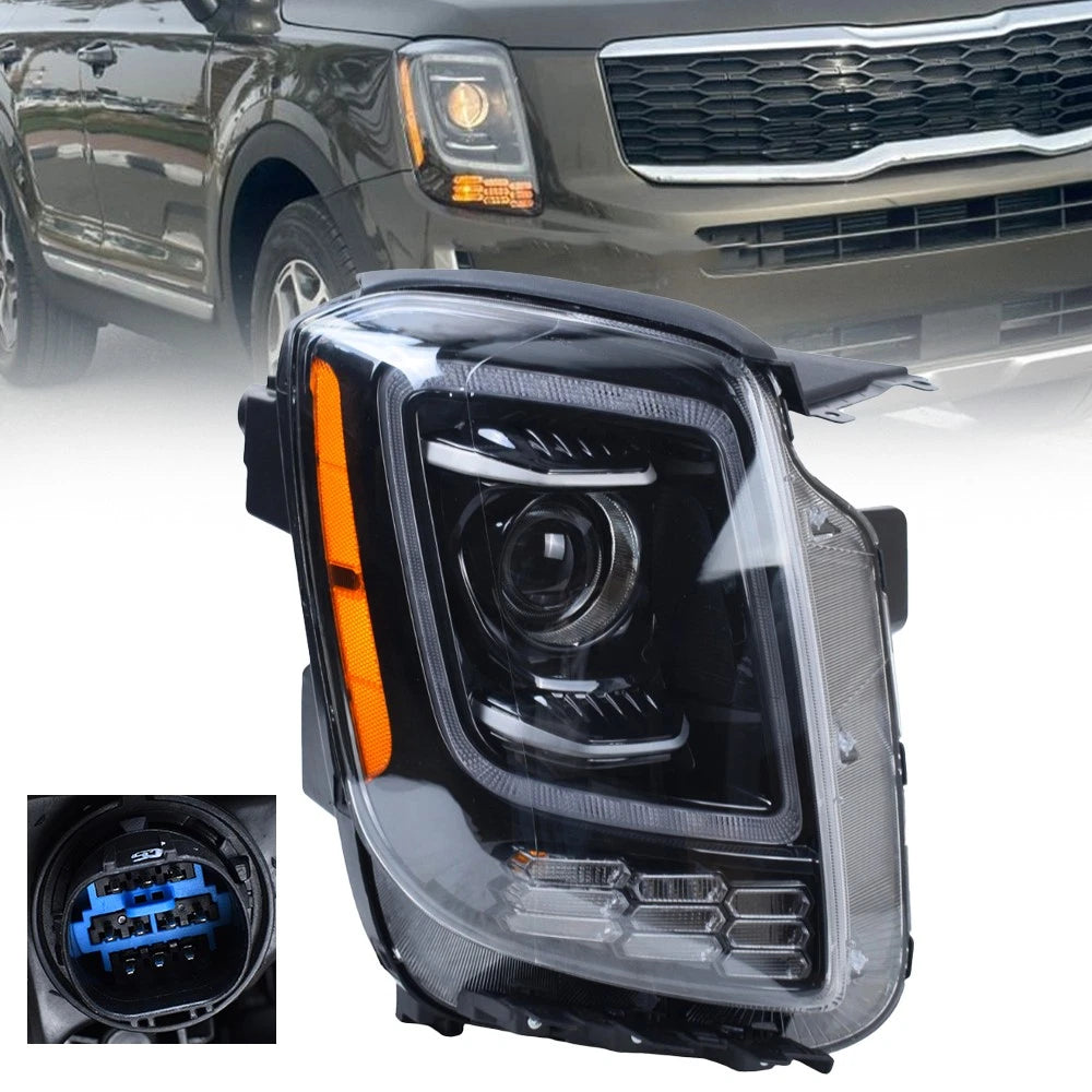 Halogen Headlight with LED DRL for Kia Telluride (2020–2022) 92102S9000