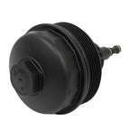 Black Oil Filter Cap Cover 11421744000 for BMW E88 E90 E60 E63 (2007–2013)