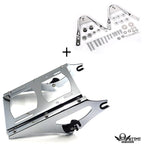 Chrome Detachable 2 Up Tour Pak Luggage Rack for Harley Touring (1997–2008)