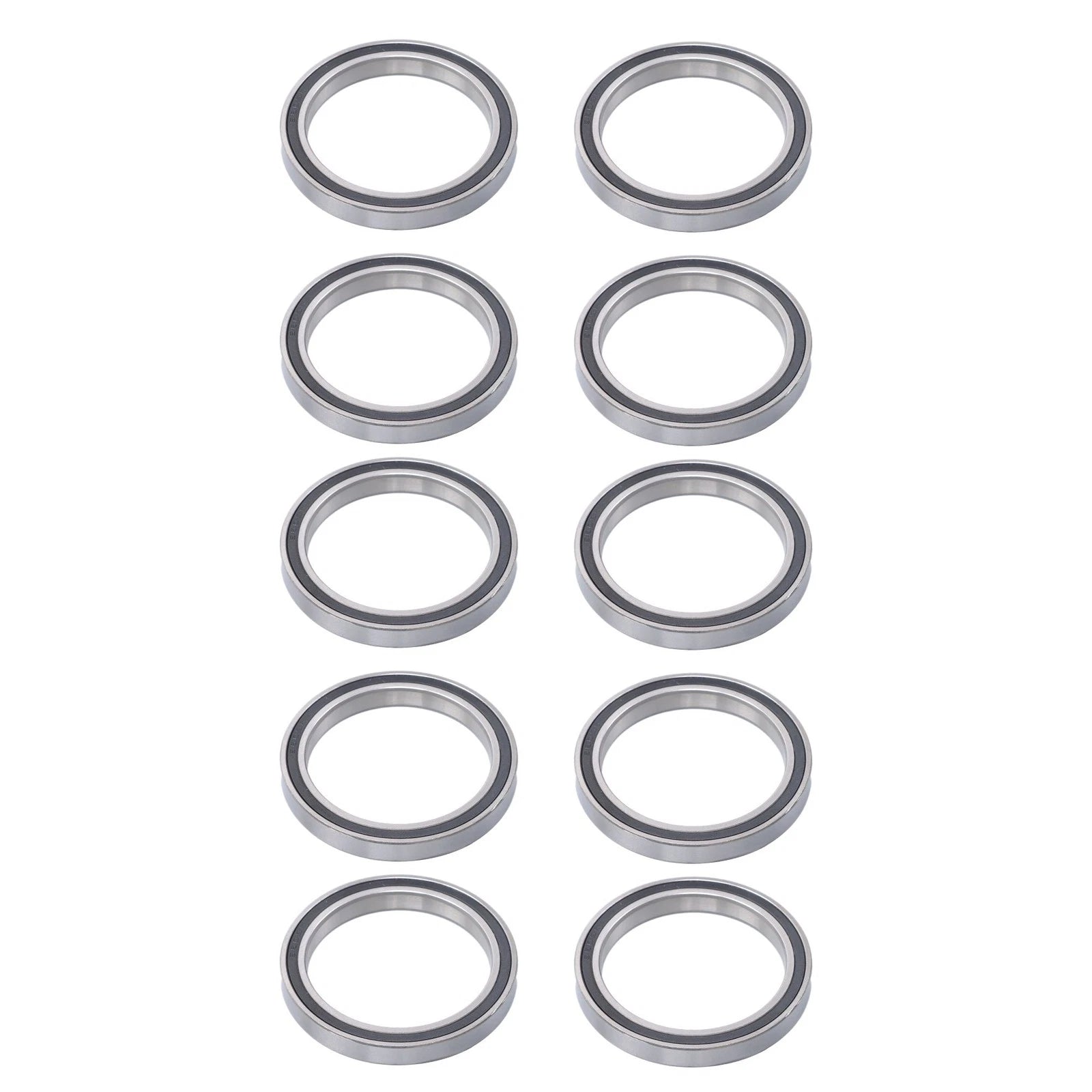 Set of 10 Deep Groove Ball Bearings 45x58x7mm with Double Rubber Seals