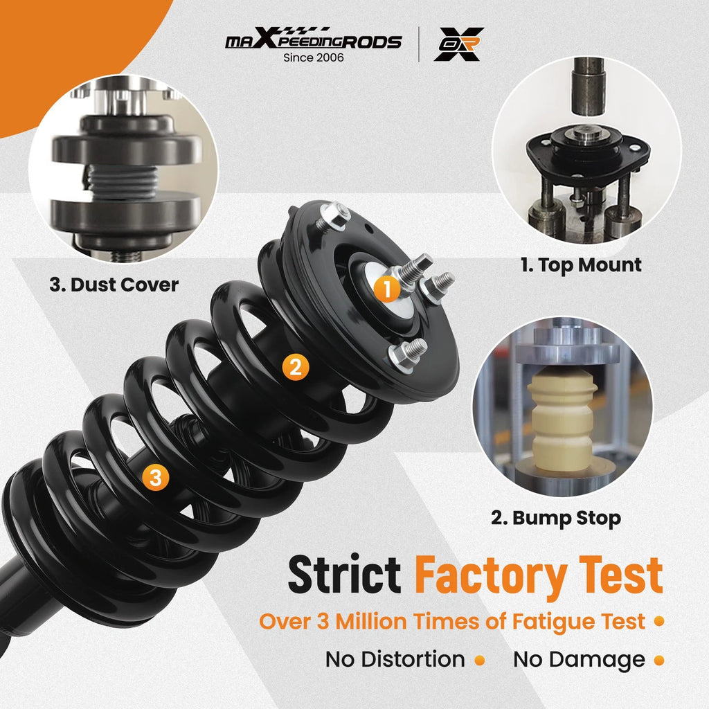2X Front Strut Coil Spring Assembly for Nissan Armada (2005–2015) RWD 471358