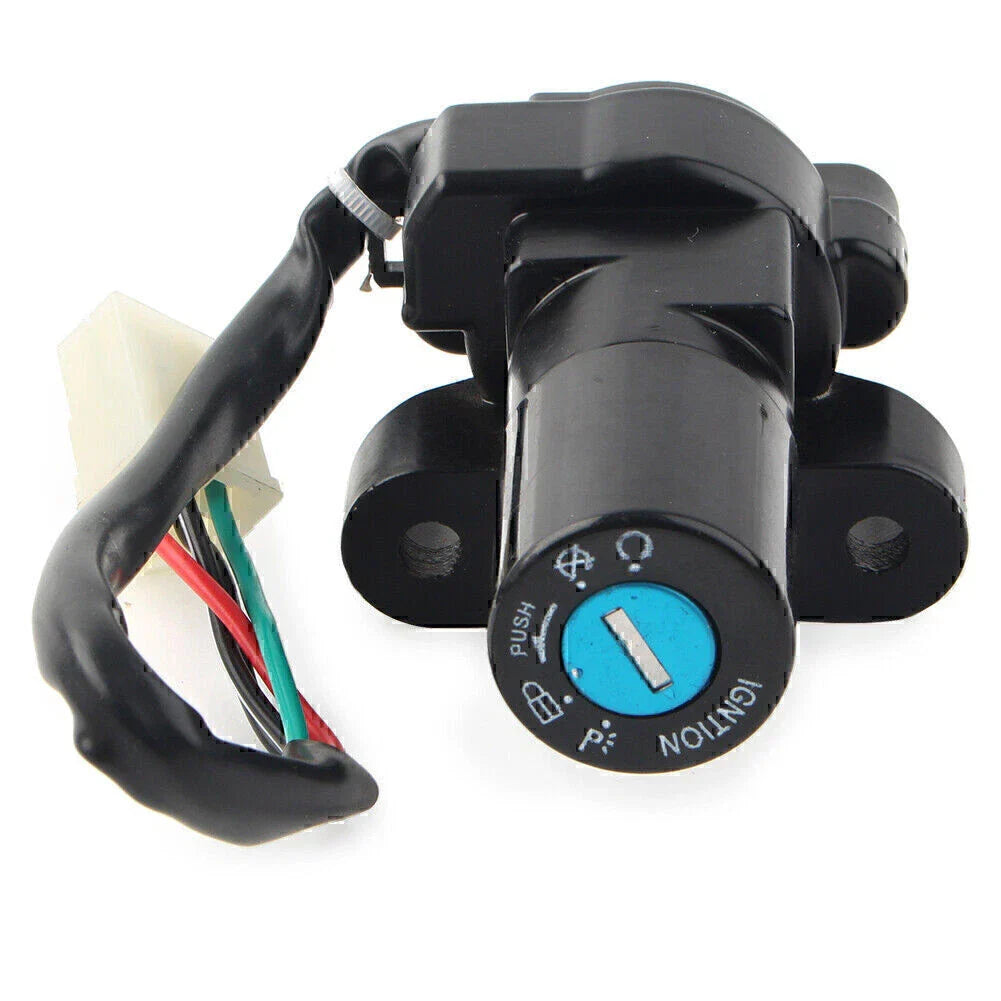 Ignition Switch Fuel Gas Cap Cover Seat Lock Key Set for Suzuki GS500 (2001-2012)