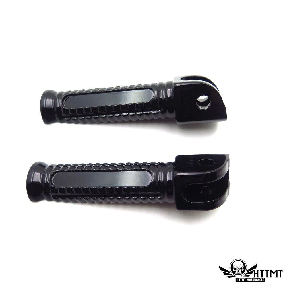 Front Racing Footpegs for Suzuki GSX 1300R Hayabusa (1999–2007) & B-King (2008–2013) - Black