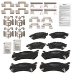 Front Rear Ceramic Brake Pads for Chevrolet Silverado 1500 (1999–2006/Astro 2003–2005)