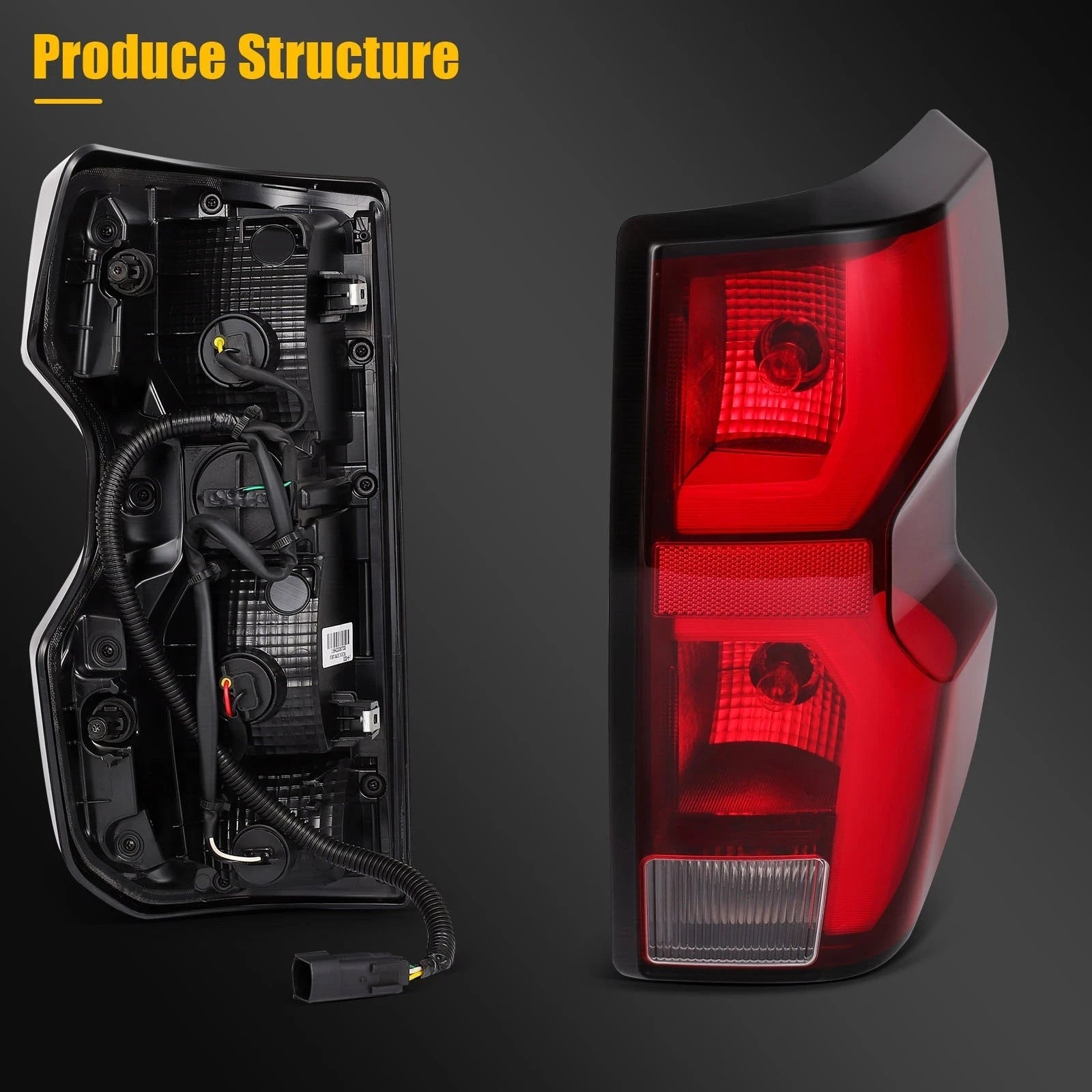 Rear Pair LED Tail Lights for Chevrolet Colorado (2023–2025)