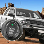 Start Stop Button Cover Sticker Kit for Ford F-150 (2016–2021) Black