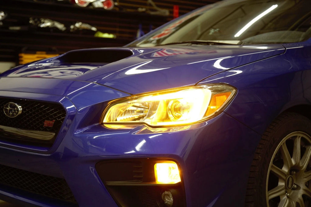 Amber C-Light LED Halos for Diode Dynamics for 2015–2021 Subaru WRX STI