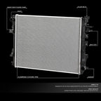 Aluminum Cooling Radiator for Ram 1500/2500/3500 (2009–2018) 13129