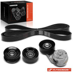 Set of 4 Serpentine Belt Drive Components for Ford Mustang (2000–2002)