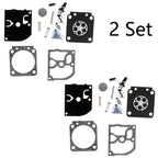 Set of 2 Carburetor Rebuild Kits for Stihl FS450 FS120 FS200 FS250 (Zama RB-40 RB-85)