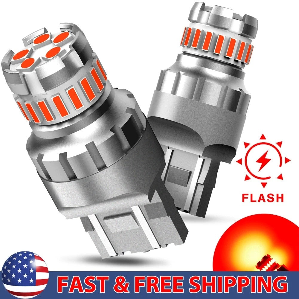 2X LED Red Strobe Lamp for Honda Accord Civic