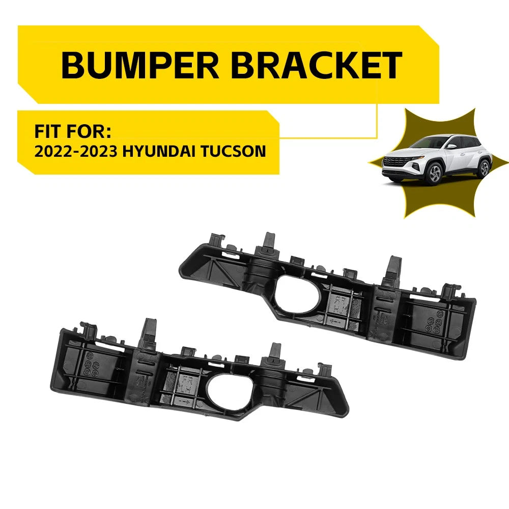 Set of 2 Black Bumper Brackets for Hyundai Tucson (2022–2023) HY1042150 HY1043150