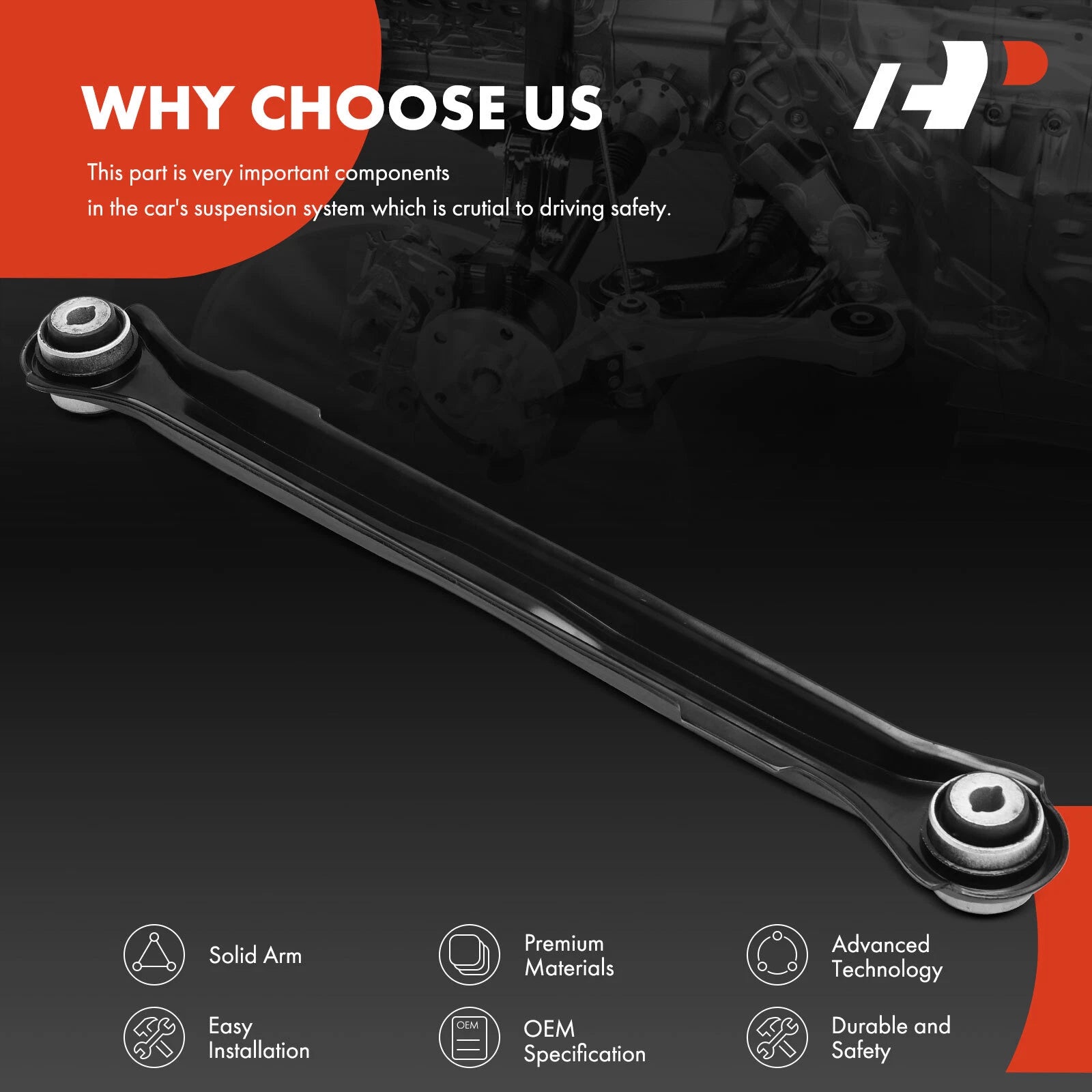 Control Arm for Jeep Compass, Renegade (2017-2018)