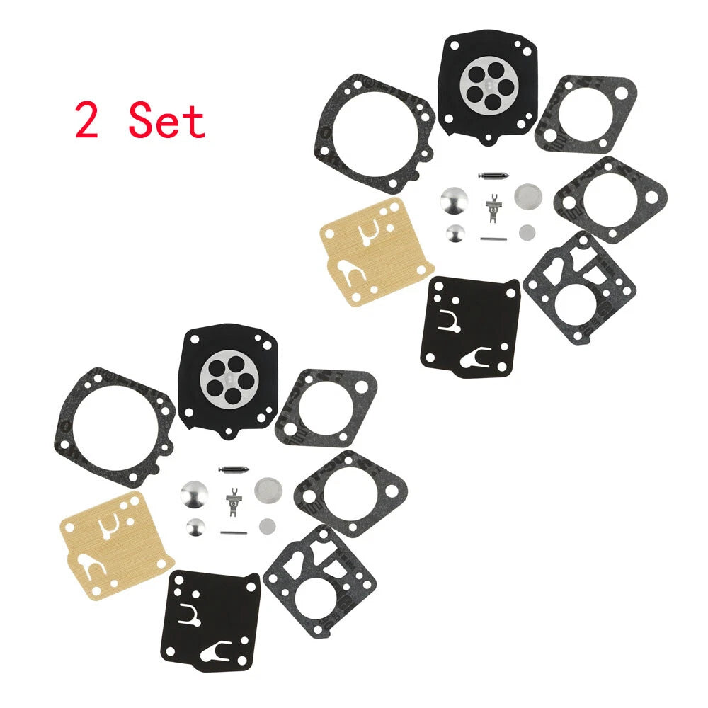 Set of 2 Carburetor Rebuild Kits for Poulan 201 223 245 360 (RK-23HS RK-17HS)