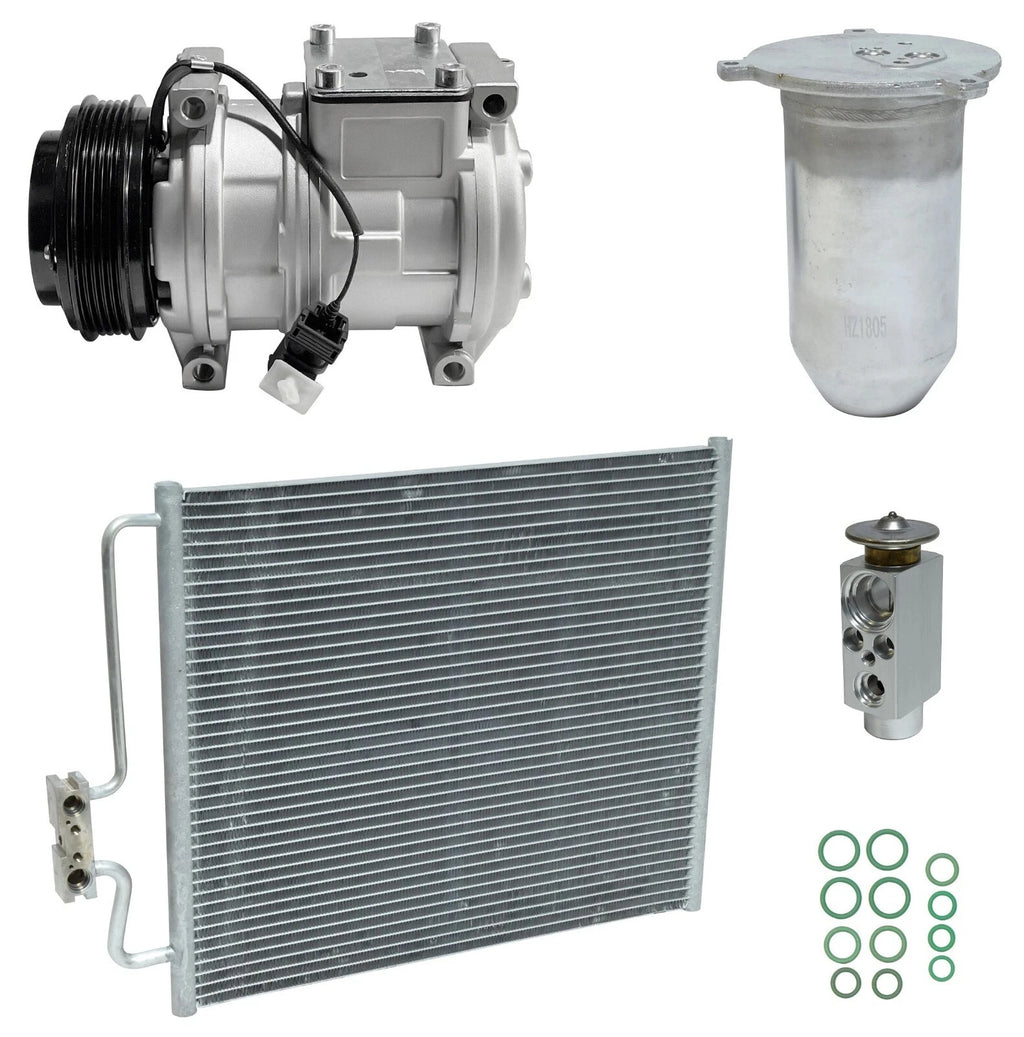 AC Compressor Kit With Condenser for BMW 750iL 5.4L (1996–1996)