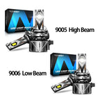 Set of 4 NOVSIGHT 9005 + 9006 LED Headlight Bulbs 6500K 60000LM for