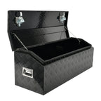 44" Black Aluminum Tool Box for Pickup Truck (Fits )