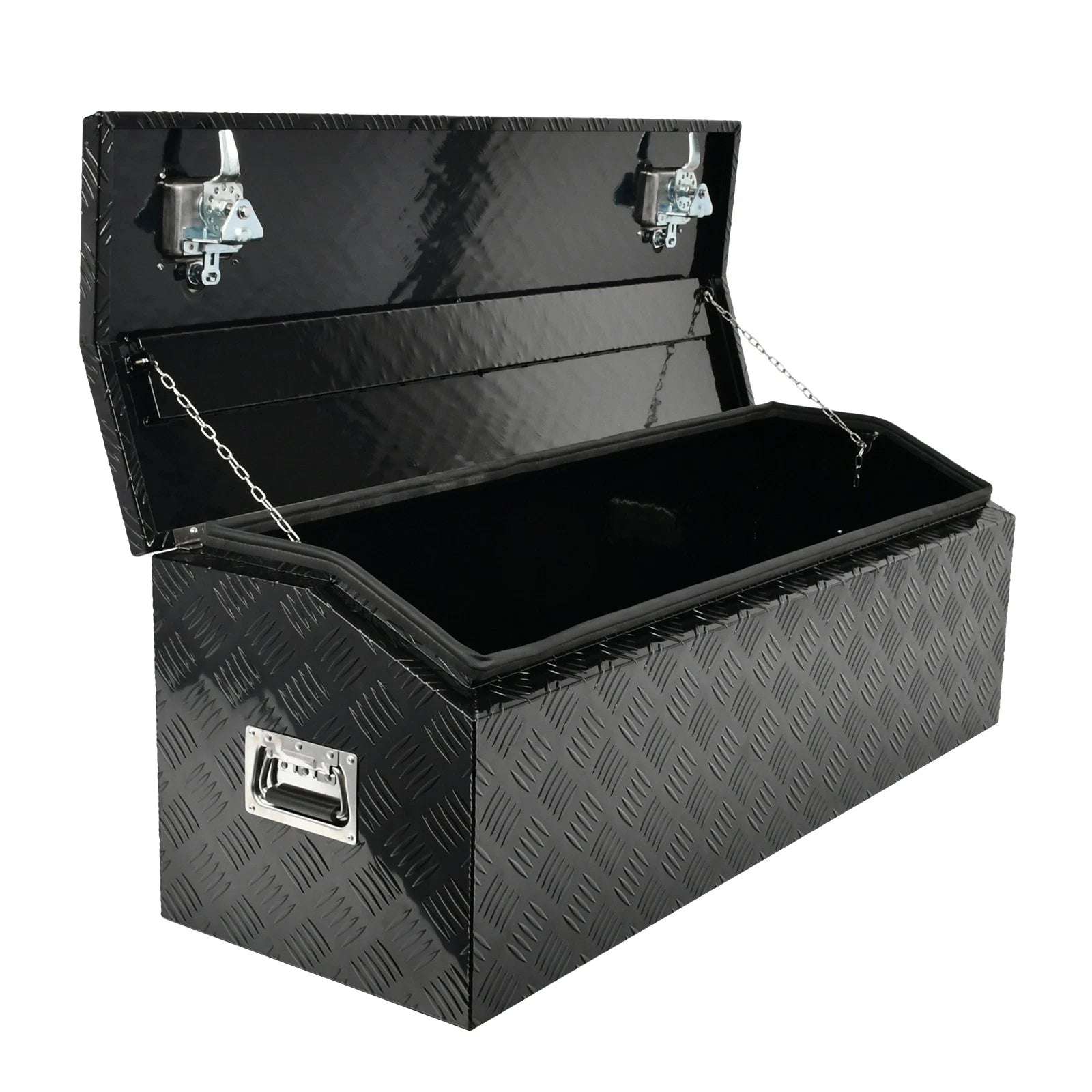 44" Black Aluminum Tool Box for Pickup Truck (Fits )