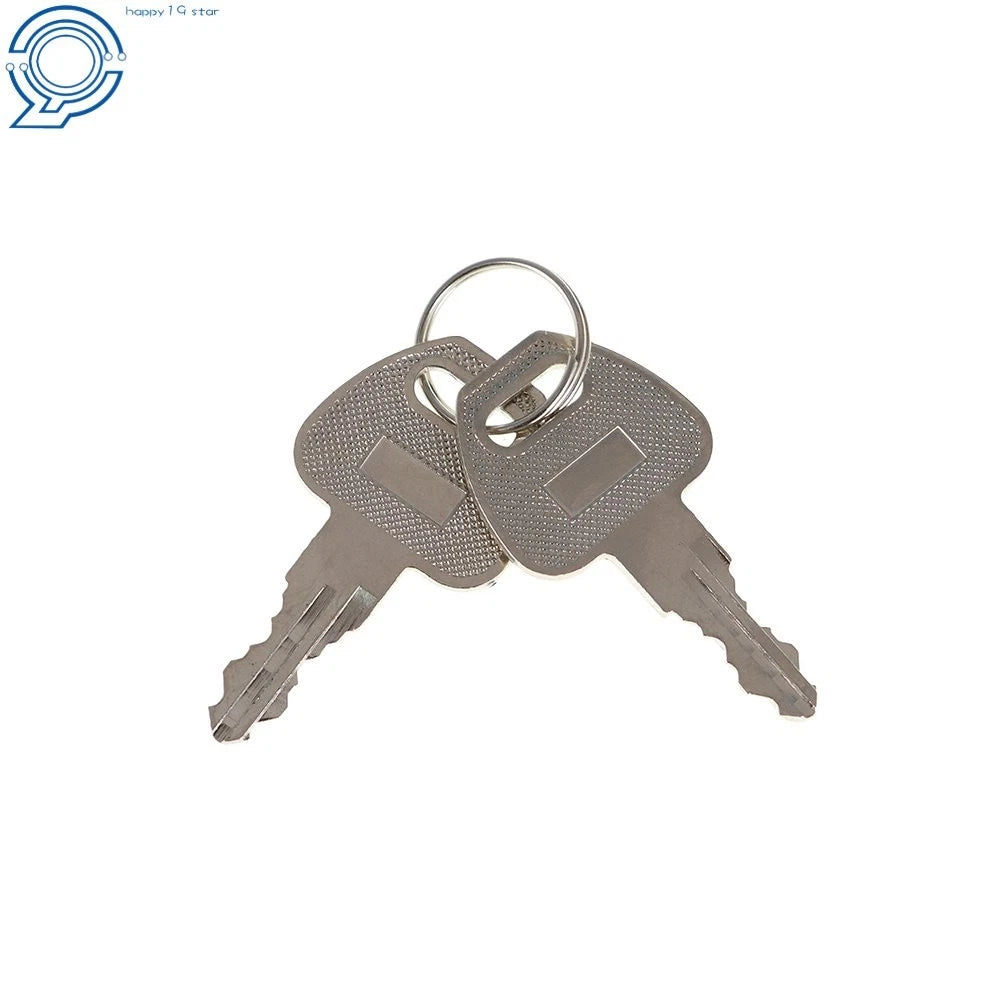 Set of 4 Trailer Door Latch T-Handle Locks with Keys, Stainless Steel