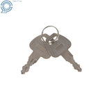 Set of 4 Trailer Door Latch T-Handle Locks with Keys, Stainless Steel